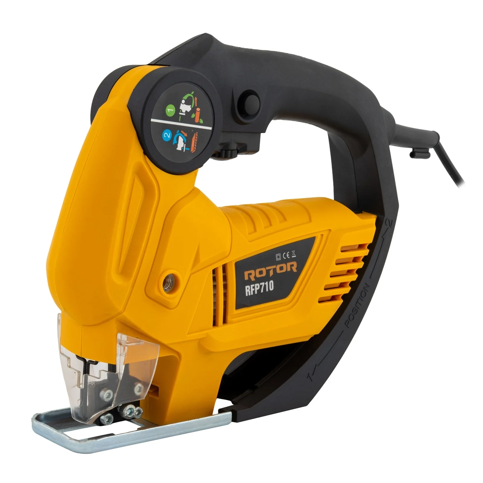 Fierastrau Pendular si Sabie 2 in 1 ROTOR RFP710, 710W, 3000 RPM, Taiere Lemn 65 mm, Otel 8 mm [6]