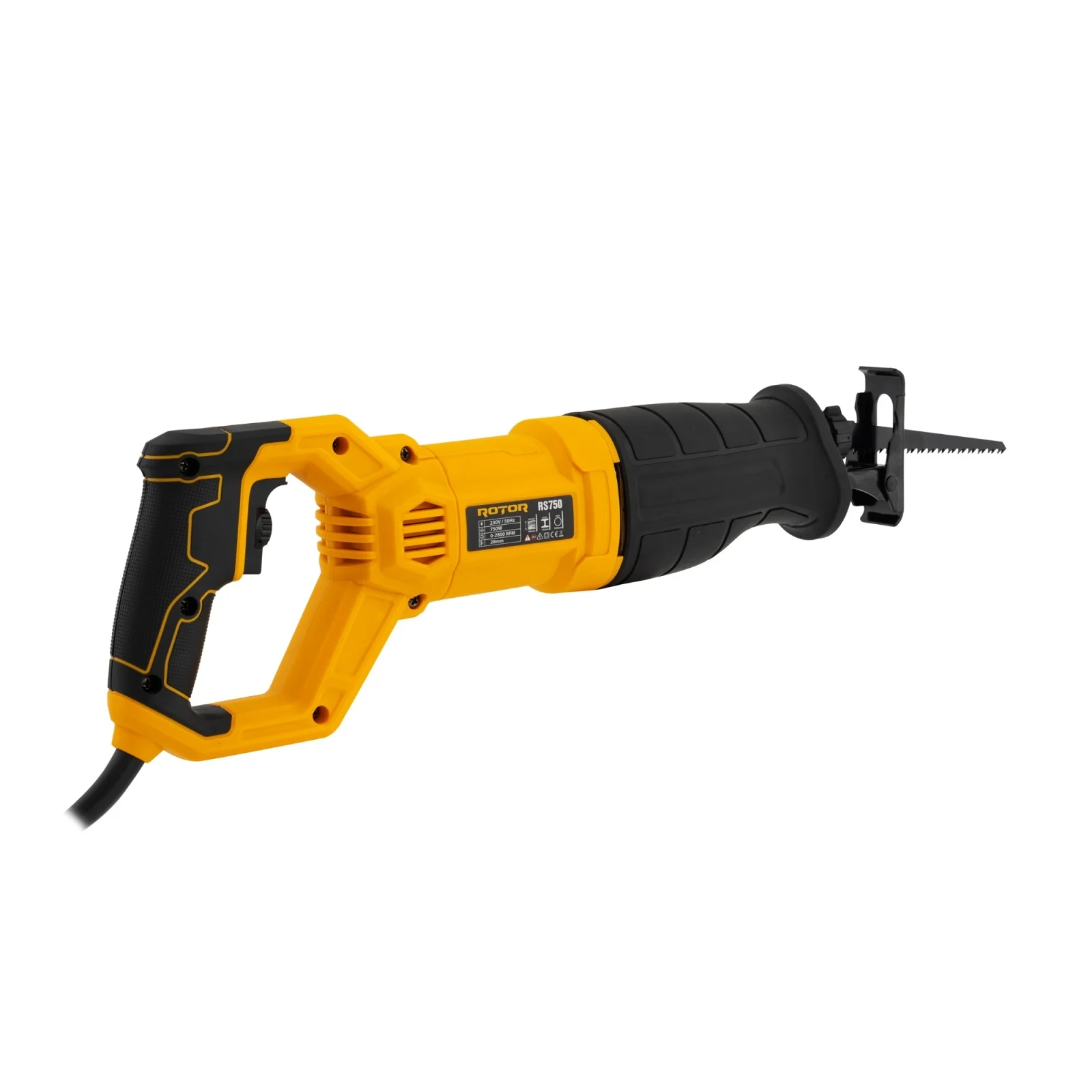 Fierastrau Sabie ROTOR RS750, 750W, 2800 RPM, Lama 28 cm, pentru Lemn, Metal si PVC [3]