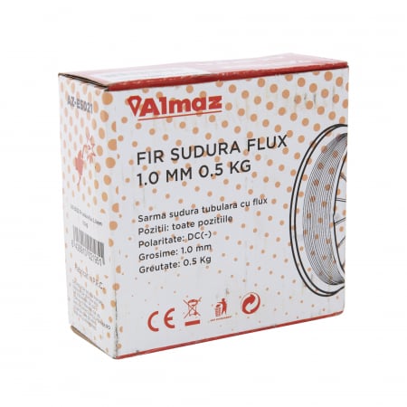 Consumabile pentru sudura - Fir sarma sudura flux 1.0mm 0.5kg, Almaz AZ-ES021