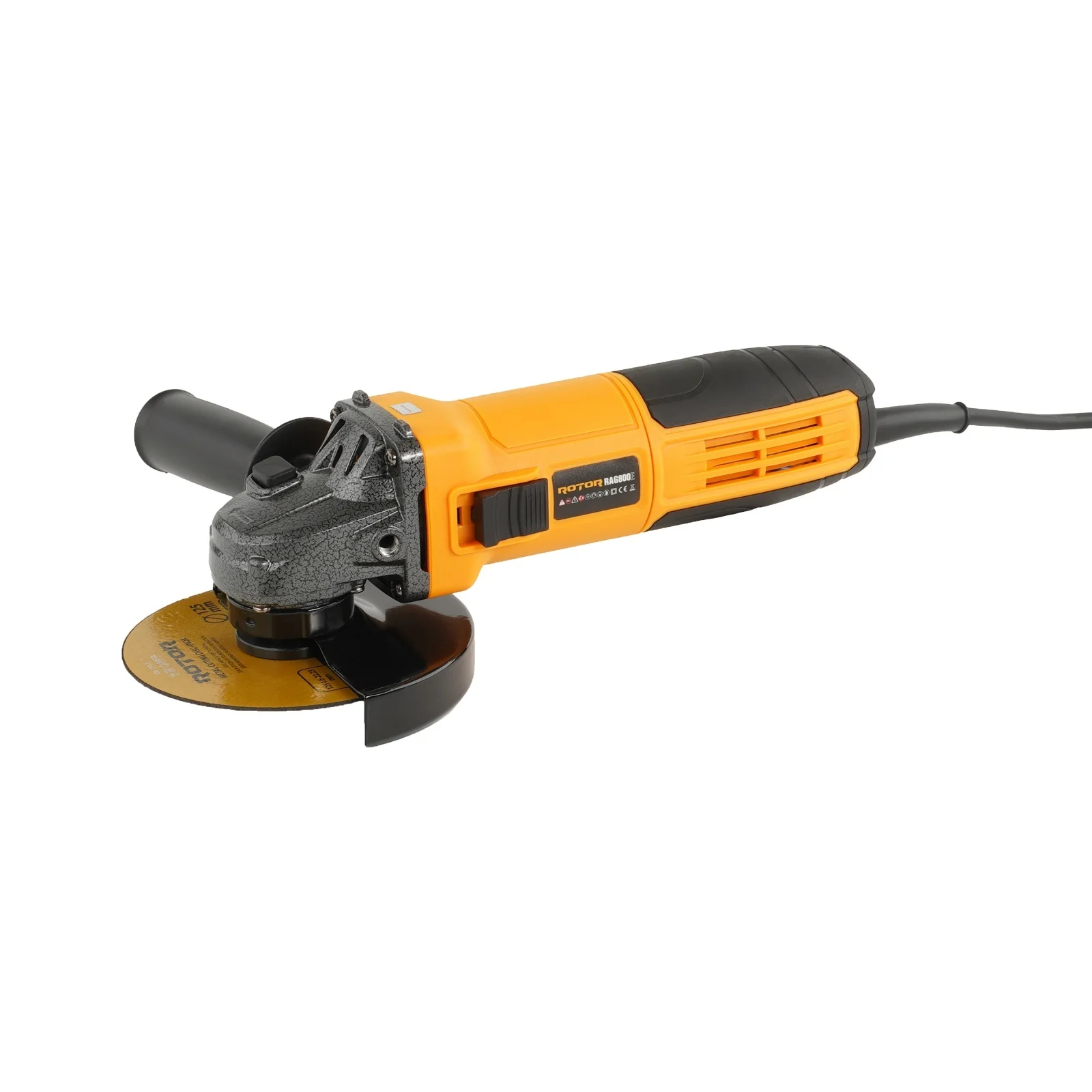 Polizoare unghiulare electrice - Flex Polizor Unghiular cu Variator ROTOR RAG800E, 800W, 125 mm, 3000-11000 RPM