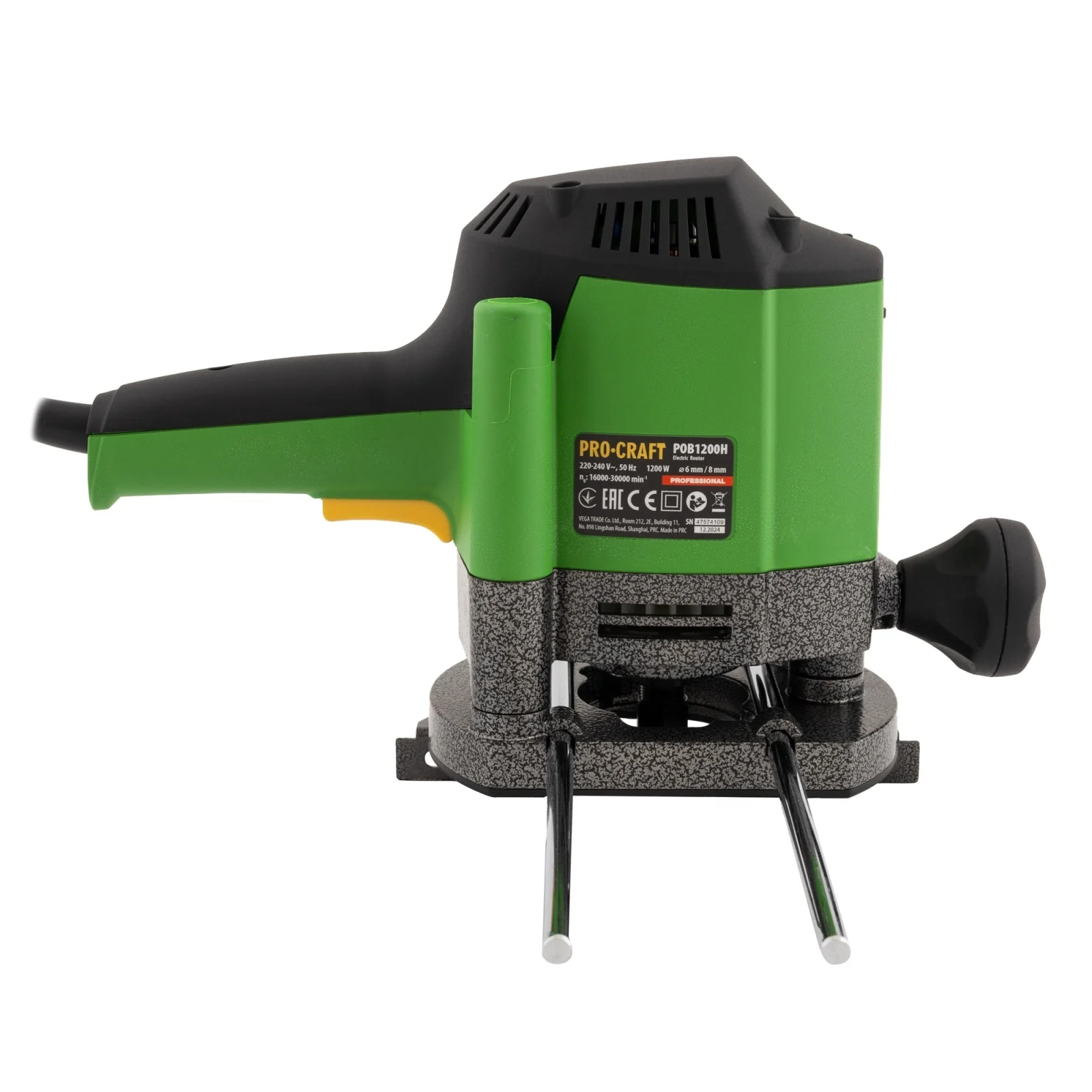 Freza Lemn PROCRAFT POB1200H, 1200W, Viteza Variabila 16000-30000 RPM [7]