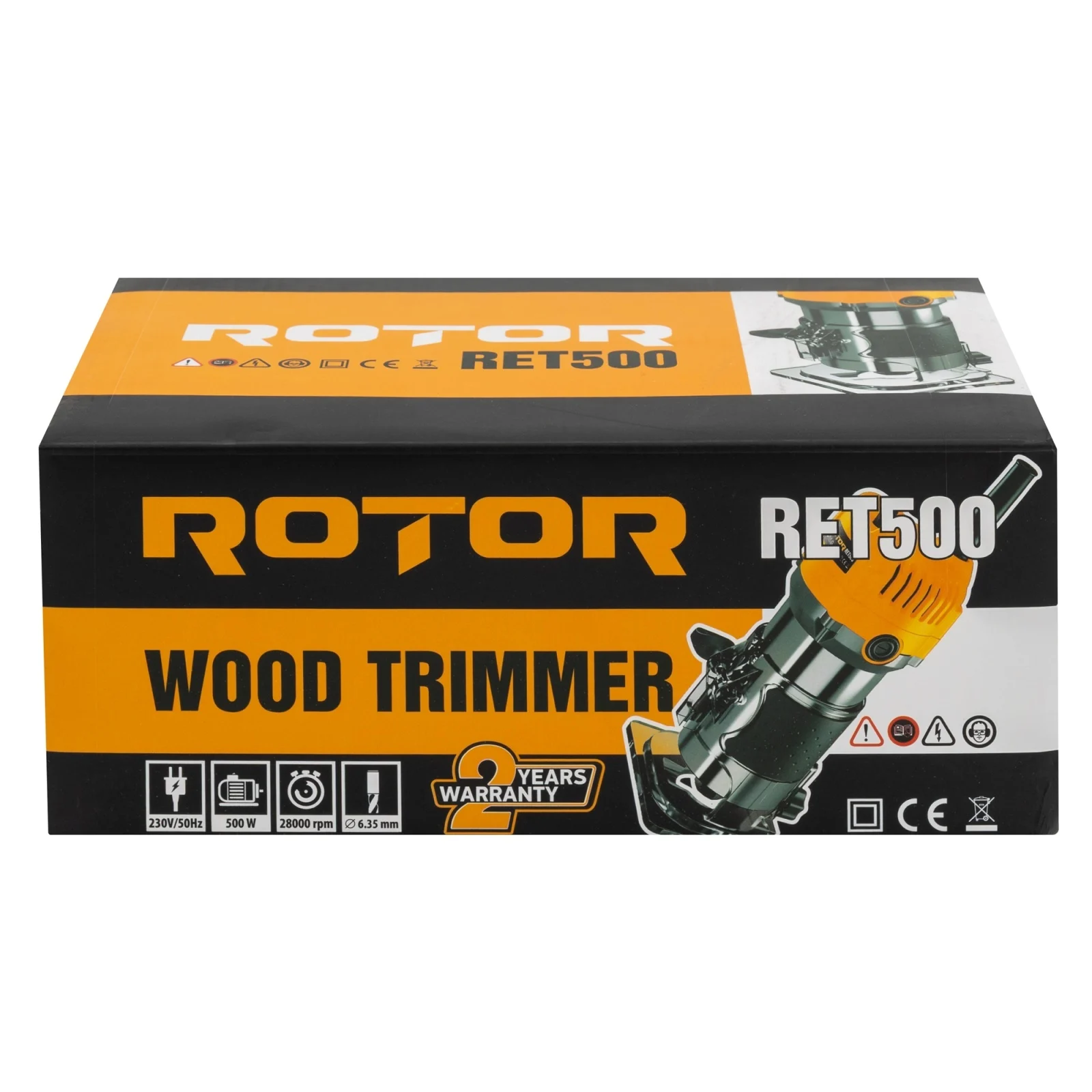 Freza pentru Lemn ROTOR RET500, 500W, 28000 RPM, Mandrina 6.35 mm [2]