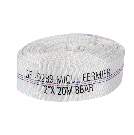 Furtun irigatii de pompier, 2 toli, 20m, 13 BARI, textil, cu cuple, Micul Fermier GF-0290 [1]