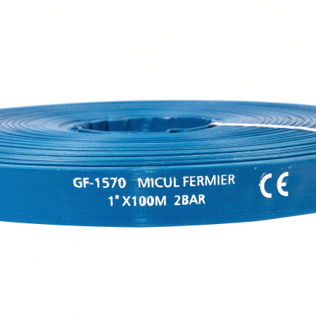 Furtunul apa refulare Flat PVC, 1", 100m, Micul Fermier GF-1570 [2]