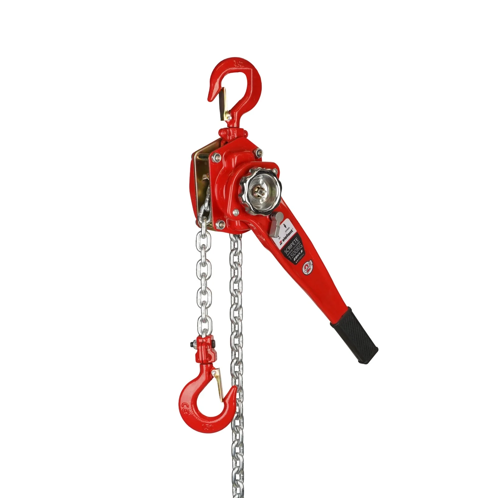 Ridicare greutati - Macara Manuala cu Levier ELEFANT ESH-1.5, 1500 kg - Palan cu Lant 1.5 m