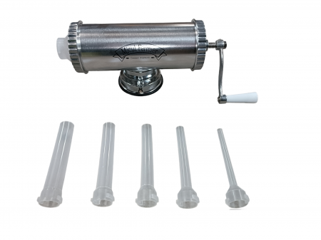 Casa si Camping - Masina de carnati (carnatar) 1.5kg cu ventuza, 5 palnii, Micul Fermier GF-0824-S001-G02