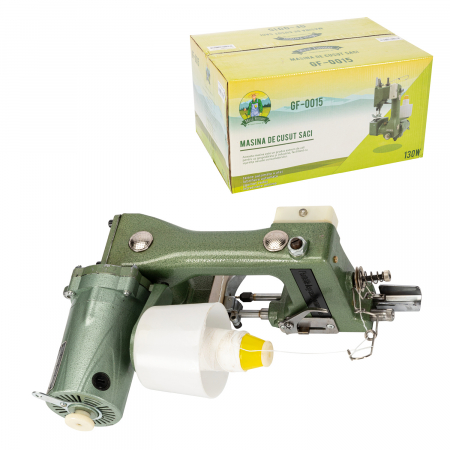Masina de cusut saci 130W, 220V, aluminiu, Micul Fermier GF-0015 [1]