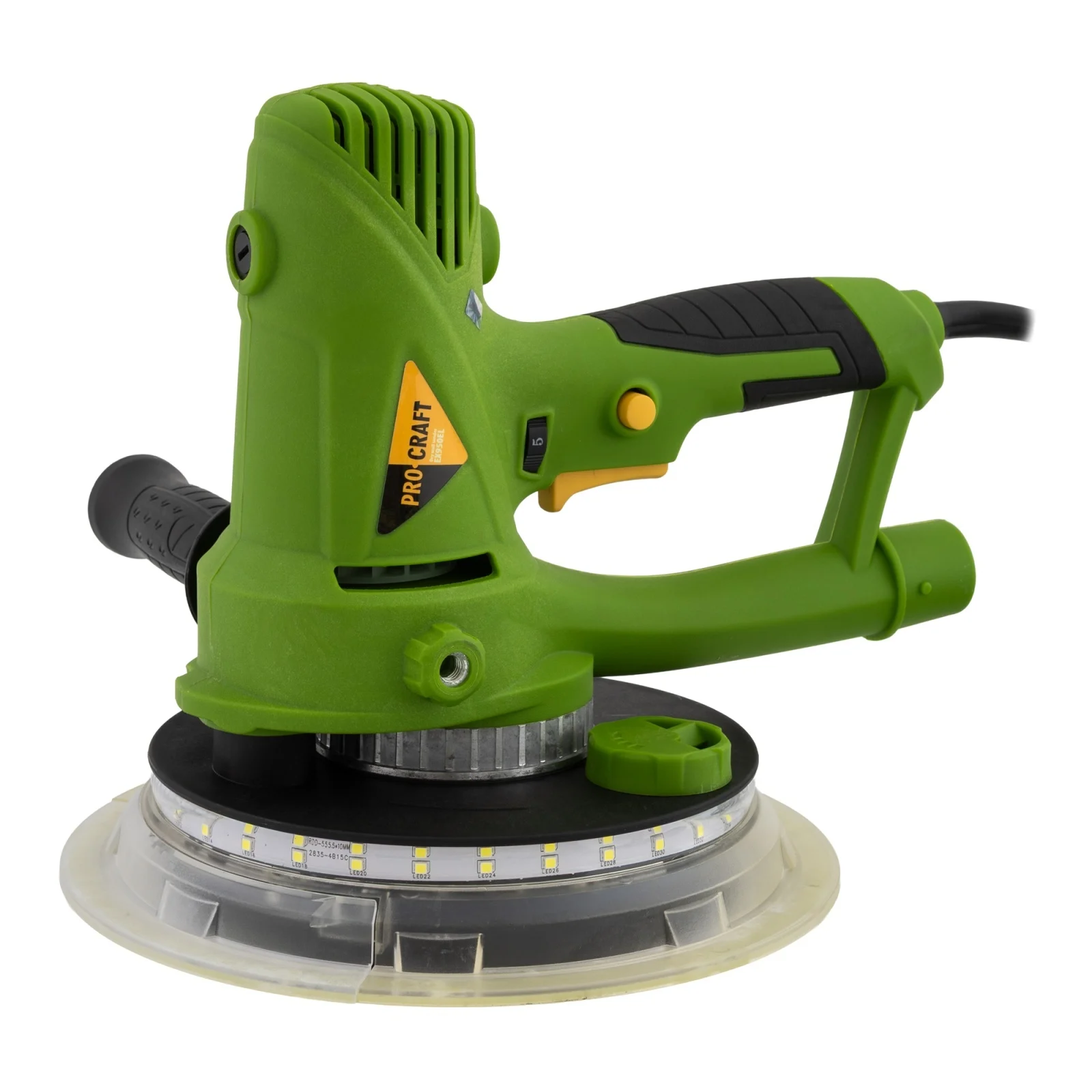 Masina de slefuit pereti ProCraft EX950EL, 710W, 180 mm, 1200–2500 RPM, aspirare praf [2]