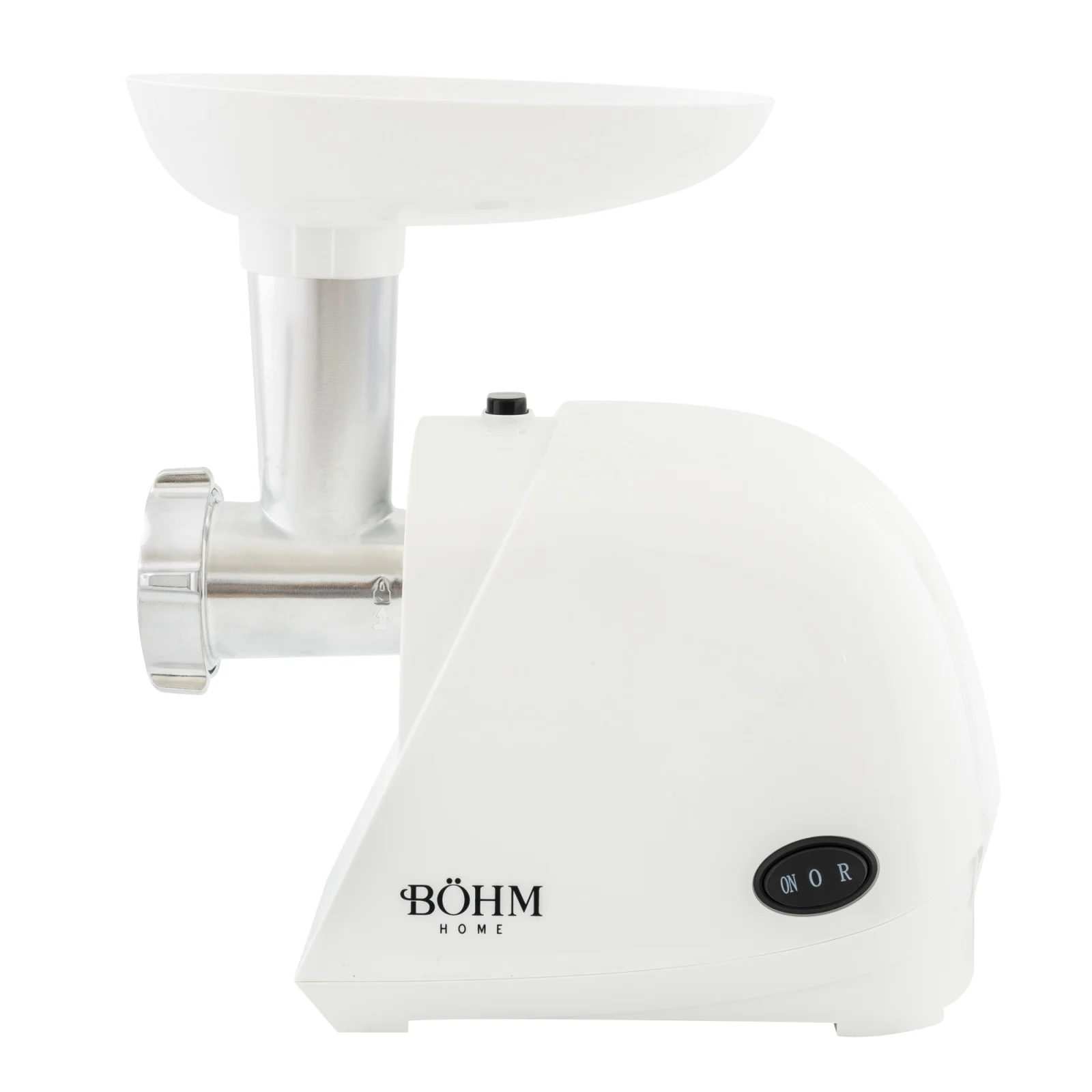 Masina de tocat carne electrica BÖHM BMG1033R – 1,5 Kg/min, 300–1340 W, site 5/7 mm, accesorii carnati si kebbe [1]