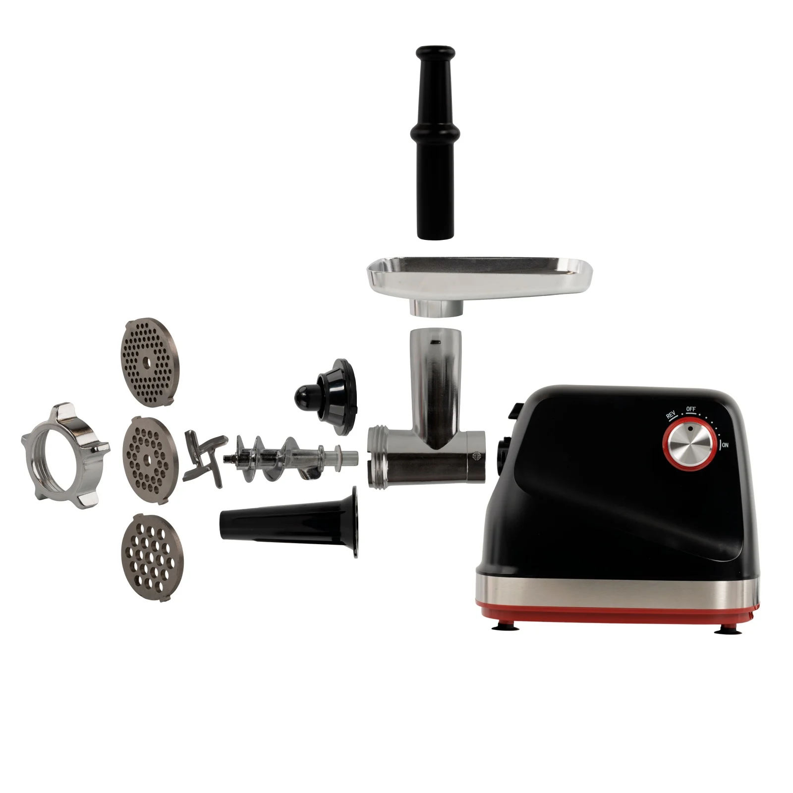 Masina de tocat carne electrica BÖHM BMG2028R – 1,8 Kg/min, 800–1800 W, Site si accesorii incluse [1]