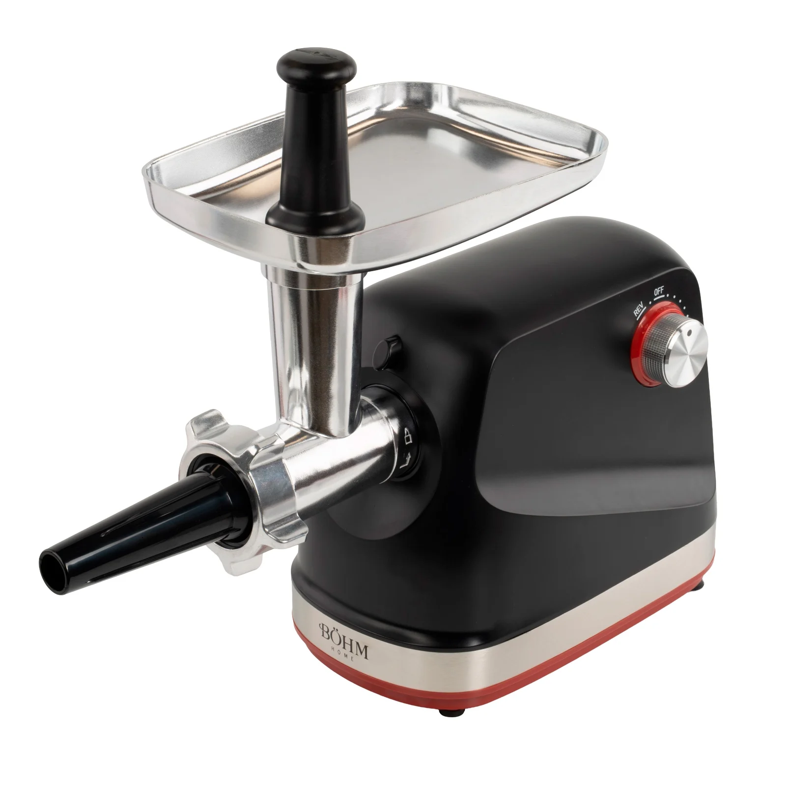 Masina de tocat carne electrica BÖHM BMG2028R – 1,8 Kg/min, 800–1800 W, Site si accesorii incluse [3]