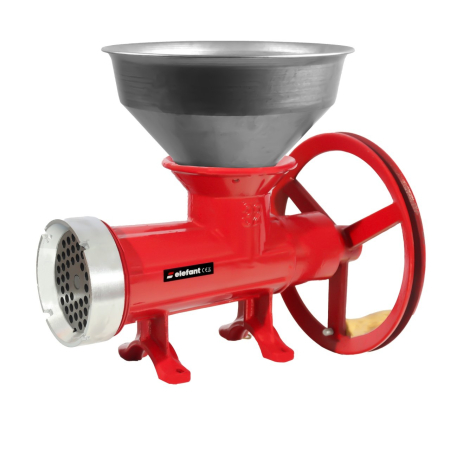 Casa si Camping - Mașină de tocat carne manuală Elefant TB-6 din fontă – Productivitate 80-90 kg/h