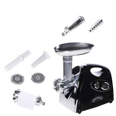 Masini tocat carne electrice - Masina electrica tocat carne 1400W, 1.5Kg/min, neagra, Micul Fermier, GF-1431-S001-G02