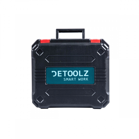 Masina gaurit si insurubat, 2 acumulatori Li-Ion, 18V, geanta transport, Detoolz DZ-SE128 [4]