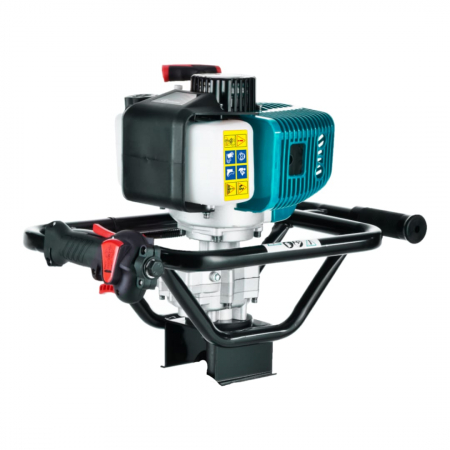 Motoburghie - Motoburghiu (foreza) pentru pamant 1.5kW, 52CC, 2.04CP, 8500RPM, Detoolz DZ-C308