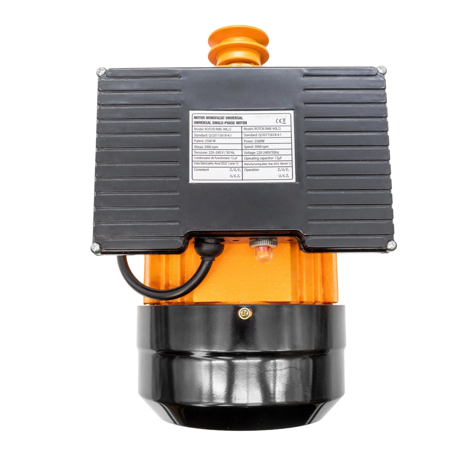 Motor electric monofazat ROTOR RME802-2, 1.3 kW, 3000 RPM, bobinaj cupru, 220V [3]