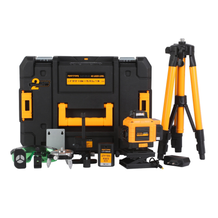 Bricolaj - Nivelă Laser 4D ROTOR R4DT-DM-M 16 Linii 360° Verde Autonivelantă Profesională