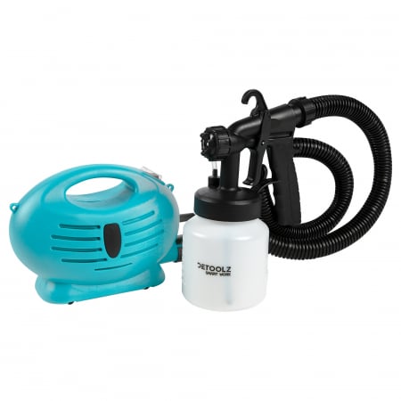 Pistoale electrice aer cald si vopsit - Pistol electric de vopsit cu compresor, 650W, Detoolz DZ-SE180