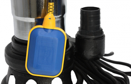 Pompa de evacuare apa murdara, 3kW, 25000l/h, pompare 20m, plutitor, corp INOX, Micul Fermier GF-1496 [3]