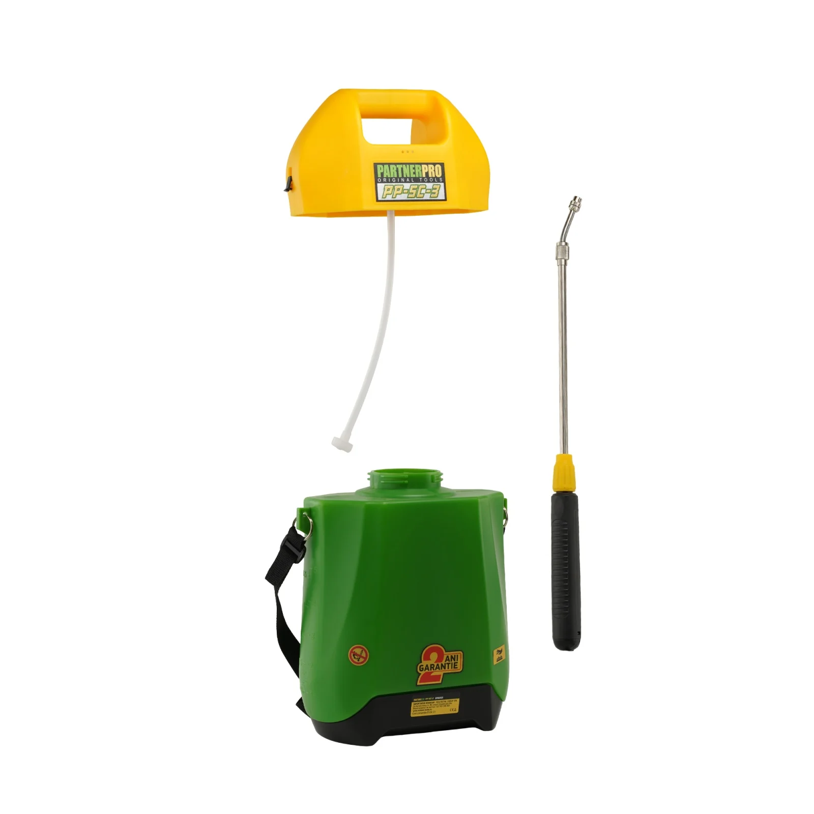 Pompa de stropit PartnerPro PP-5C-3 – 5 L, acumulator Li-Ion, pulverizator electric [1]