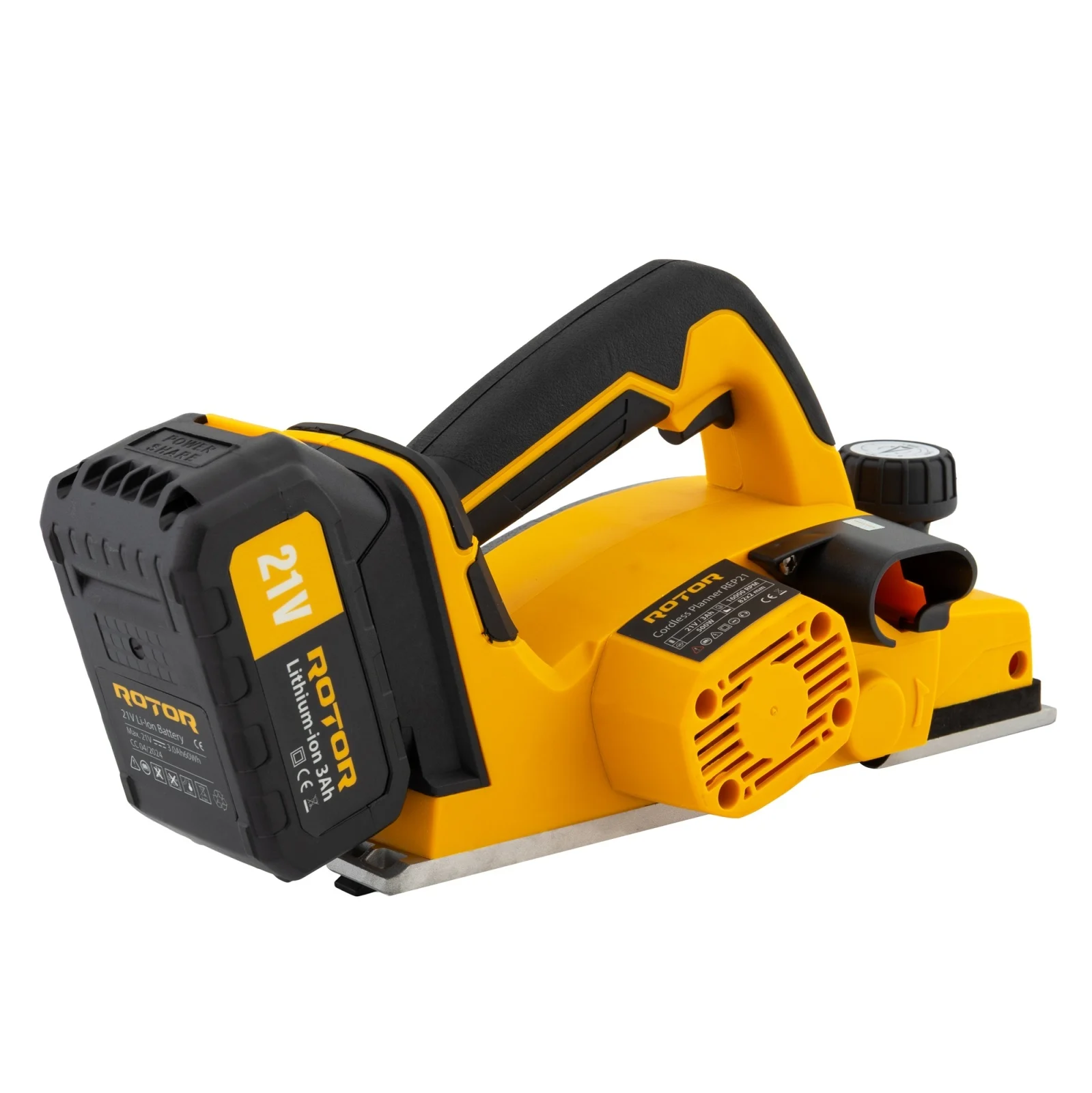 Rindea pe Acumulator ROTOR REP21, 21V, 3Ah, 500W, Brushless, 16000 RPM, Latime 82 mm [4]