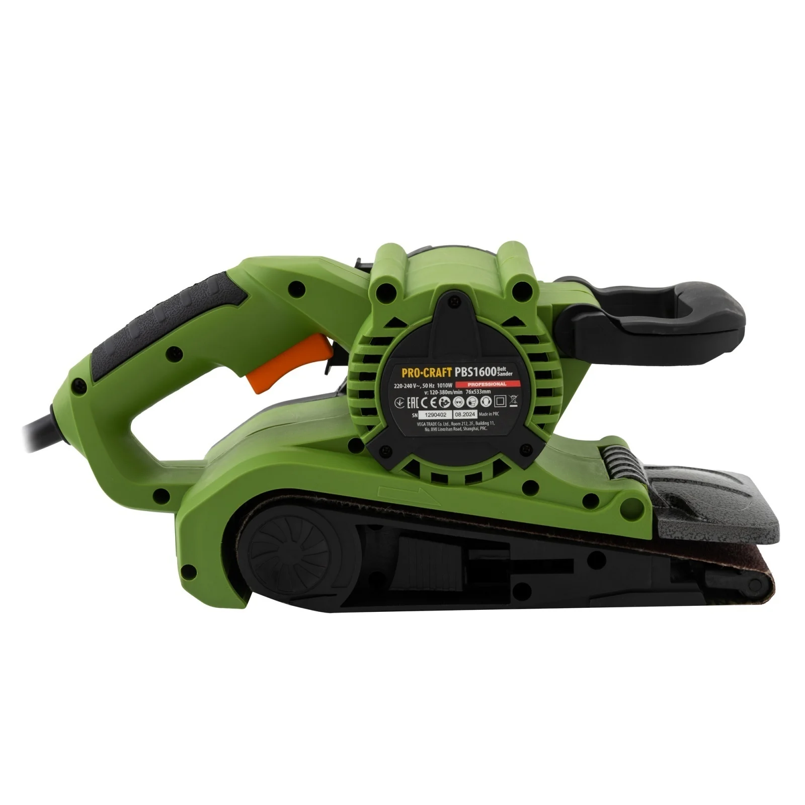Slefuitoare electrice cu banda - Slefuitor cu banda ProCraft PBS1600, 1010W, 76x533 mm, 120-380 rpm
