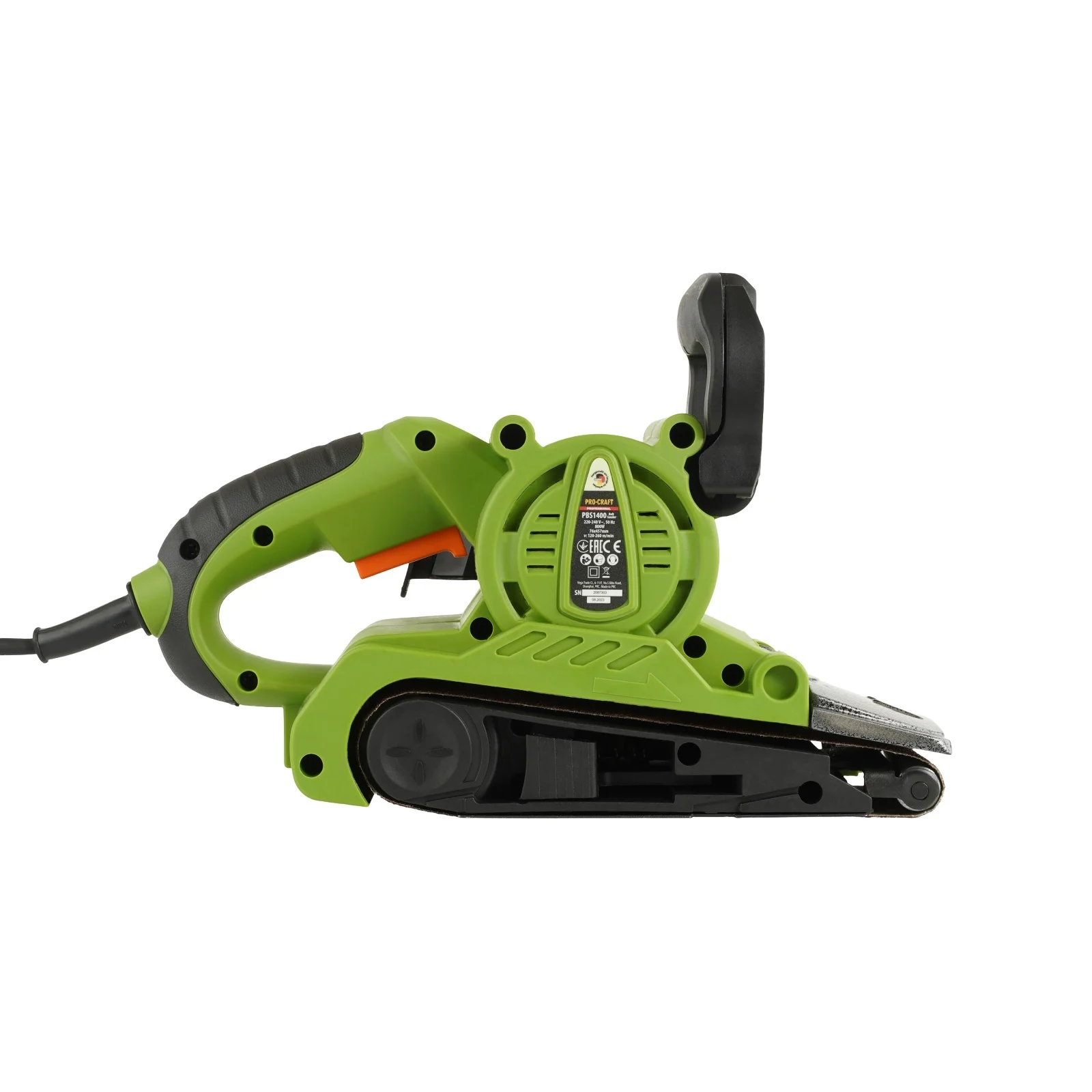 Slefuitoare electrice cu banda - Slefuitor pe Banda ProCraft PBS1400, 800W, Banda 76x457 mm, Viteza Variabila 120-260 m/min