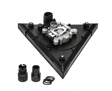 Șlefuitor profesional pentru pereți și tavane, 750W, cap rotund + triunghiular, aspirație integrată, 225 mm, reglaj viteză, valiză și accesorii incluse, Procraft EX750 [2]