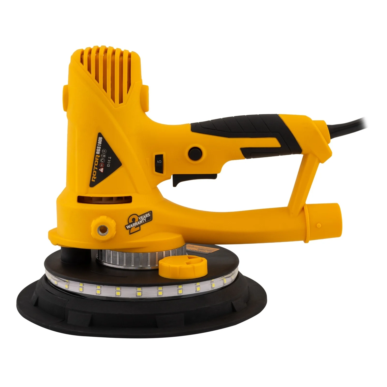 Slefuitor pereti ROTOR RG-S180B, 750W, disc 180 mm, 800–1750 RPM, aspirare praf [4]