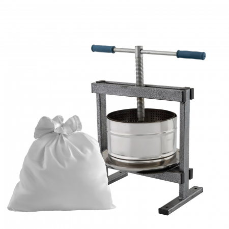Teascuri - Teasc / Presă Struguri Vilen, Volum 10L, Inox Alimentar – Vin Proaspăt și Natural