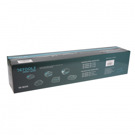 Trimmer pe acumulator, 18V, diametru taiere 250mm, 8500RPM, Detoolz DZ-SE225 [8]