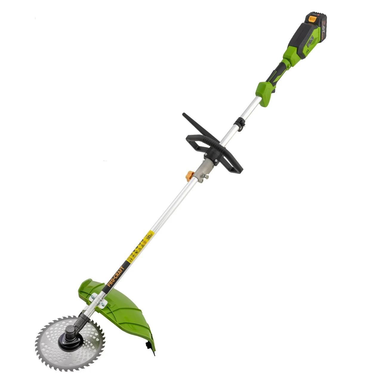 Trimmere electrice - Trimmer pe Acumulator PROCRAFT ATA-40, 2x20V/4Ah, 5000 rpm – Putere si Autonomie pentru Gazon