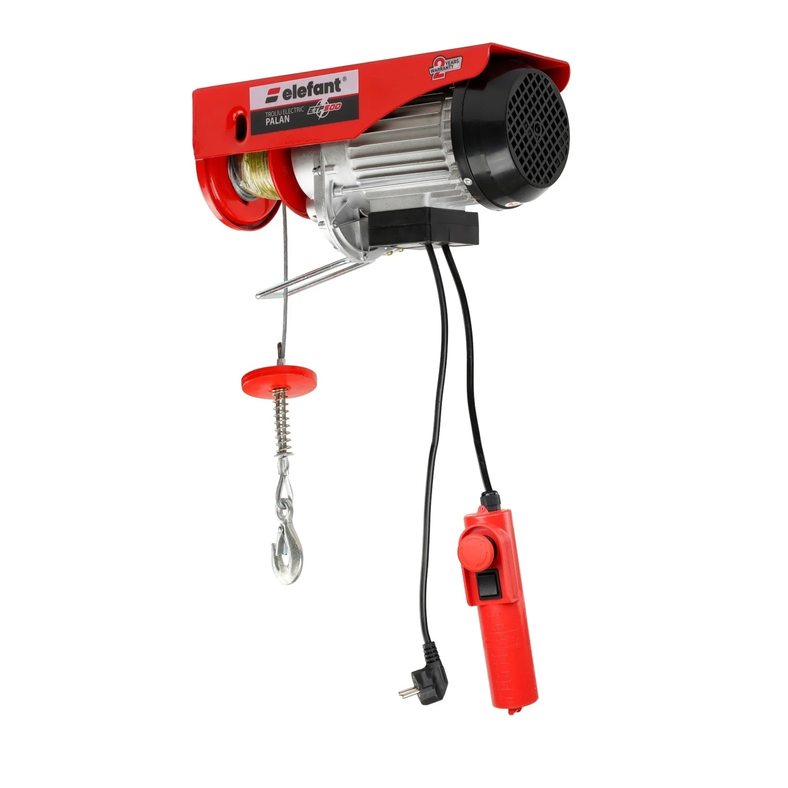 Troliu Electric ELEFANT ETP500, 1020W, 500 kg - Palan Profesional [1]