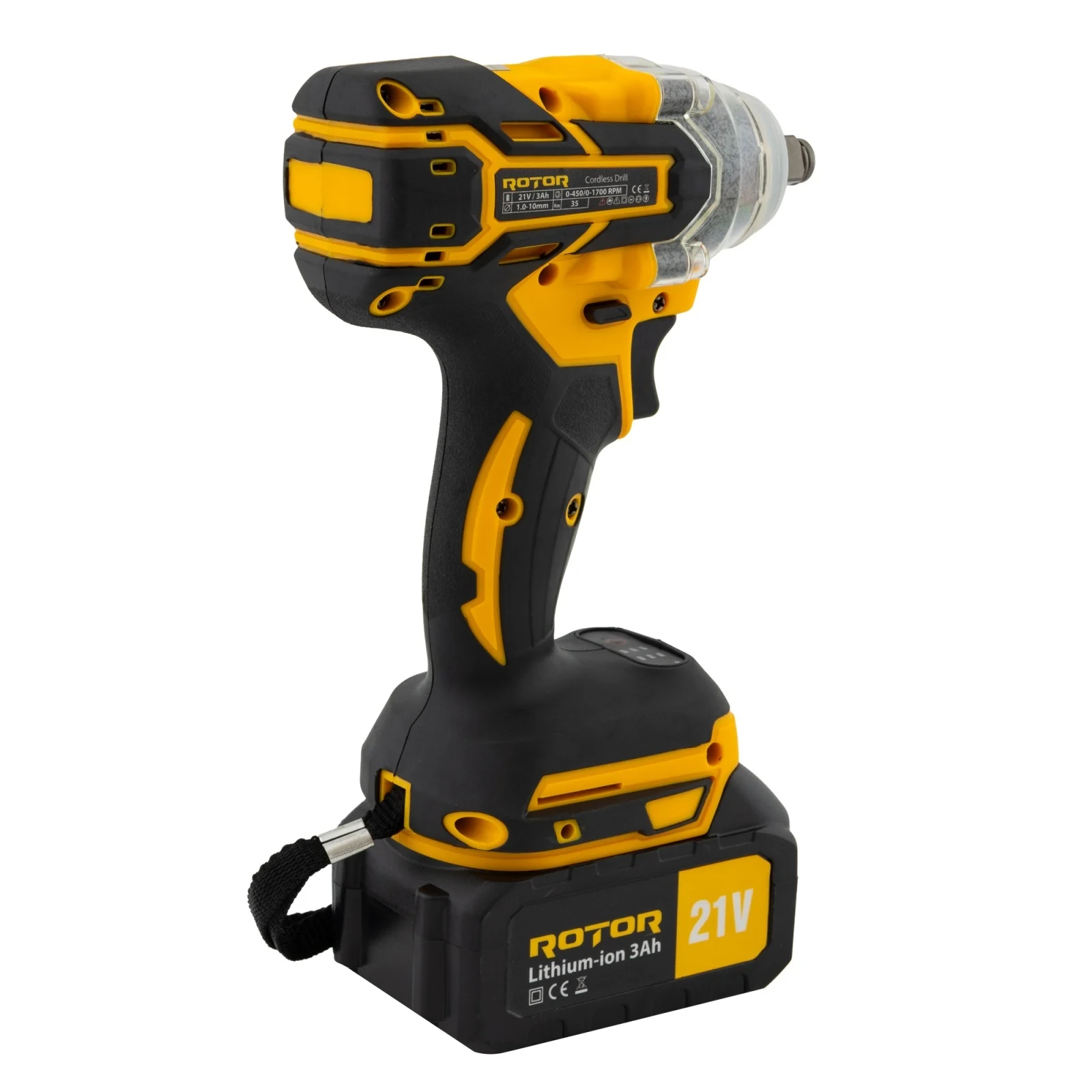 Trusă Scule 3 în 1 ROTOR RSET3, 21V 3Ah, 2 acumulatori, Rotopercutor, Polizor și Autofiletantă [7]