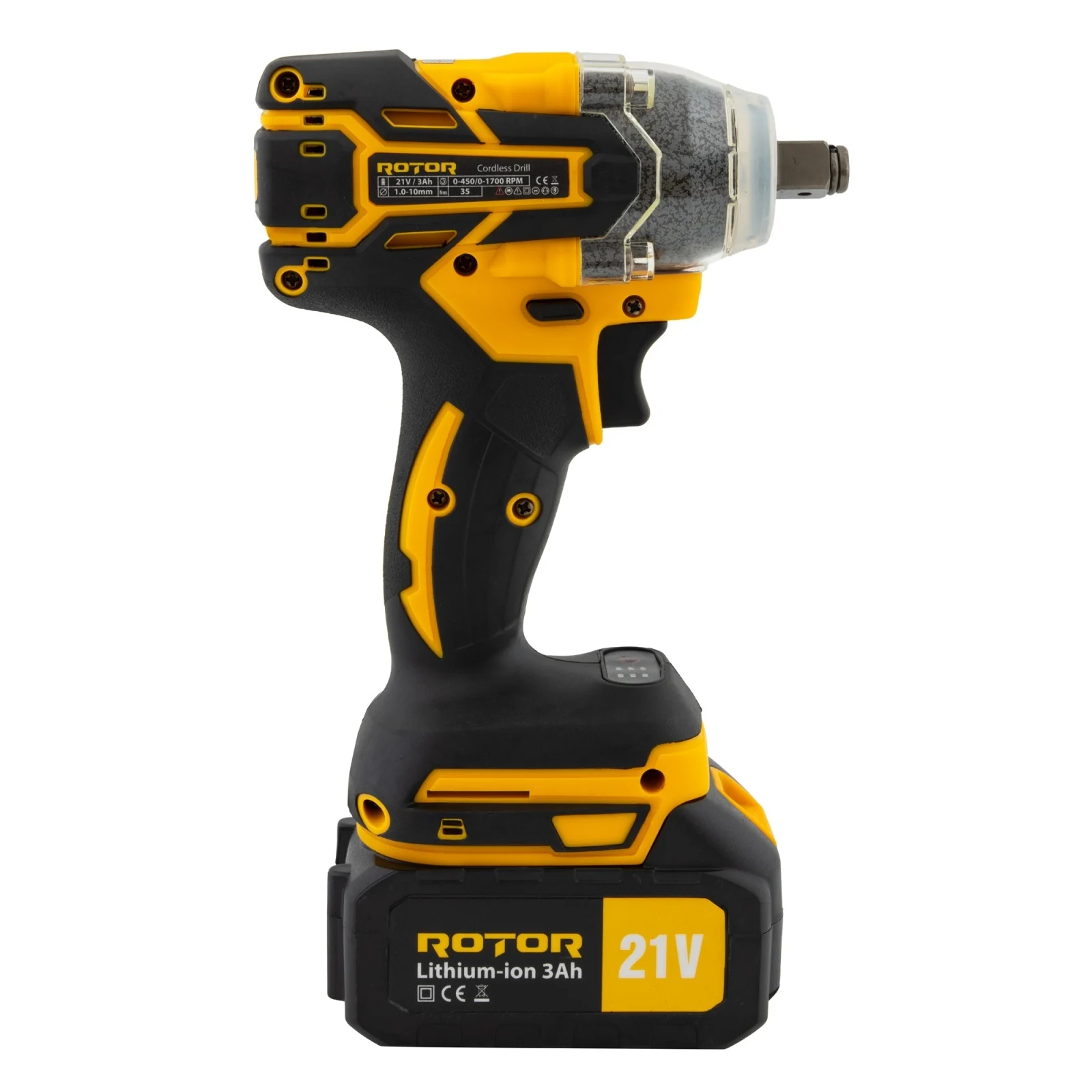 Trusă Scule 3 în 1 ROTOR RSET3, 21V 3Ah, 2 acumulatori, Rotopercutor, Polizor și Autofiletantă [9]