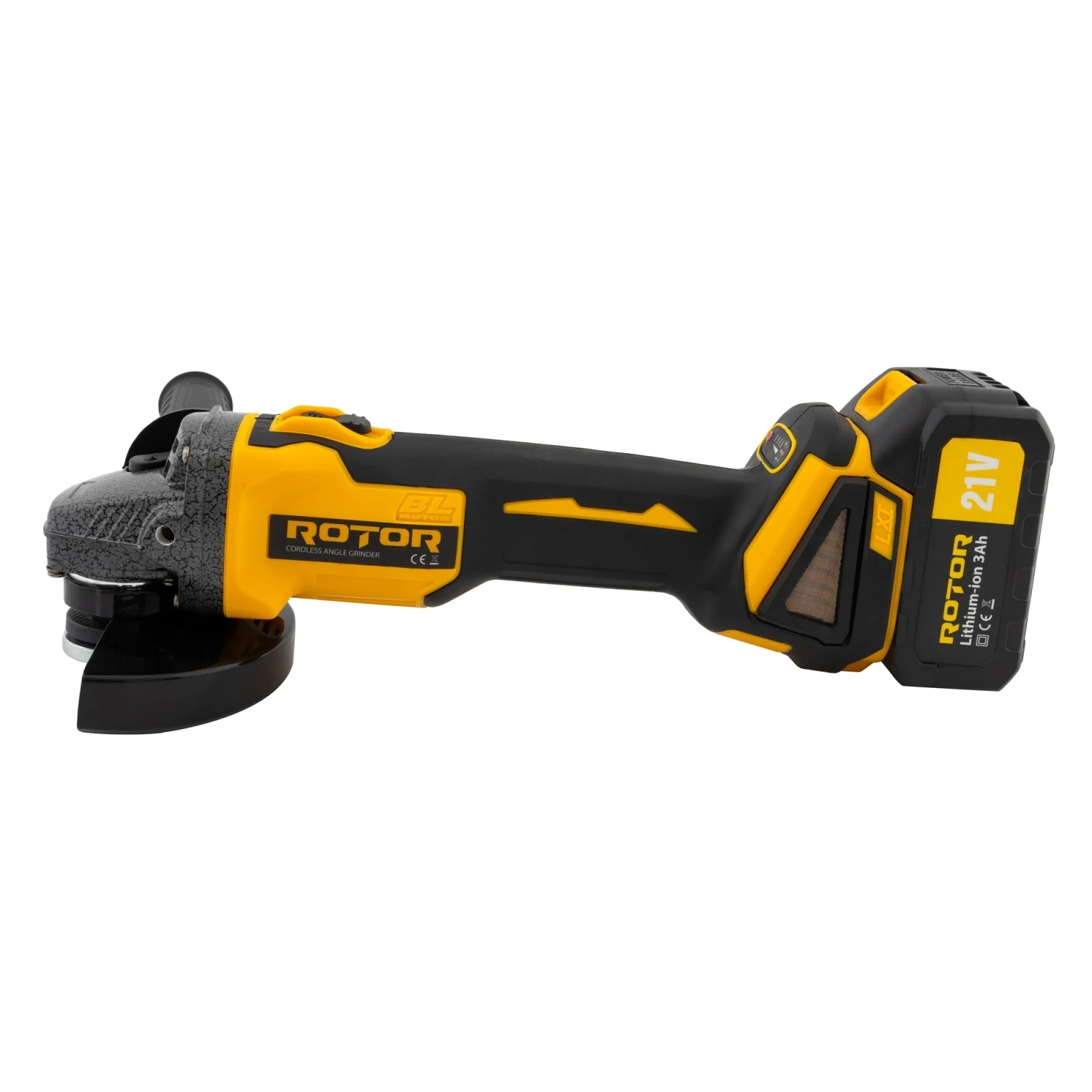 Trusă Scule 3 în 1 ROTOR RSET3, 21V 3Ah, 2 acumulatori, Rotopercutor, Polizor și Autofiletantă [5]