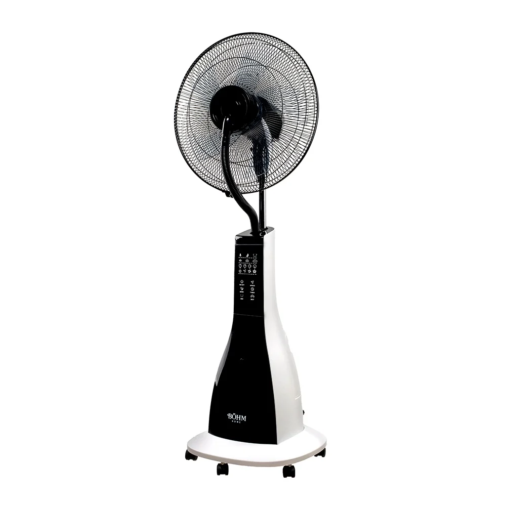 Ventilatoare - Ventilator cu pulverizare apa si umidificare 16" BOHM BSP40-RA, 90W, rezervor 3L, oscilatie 75°