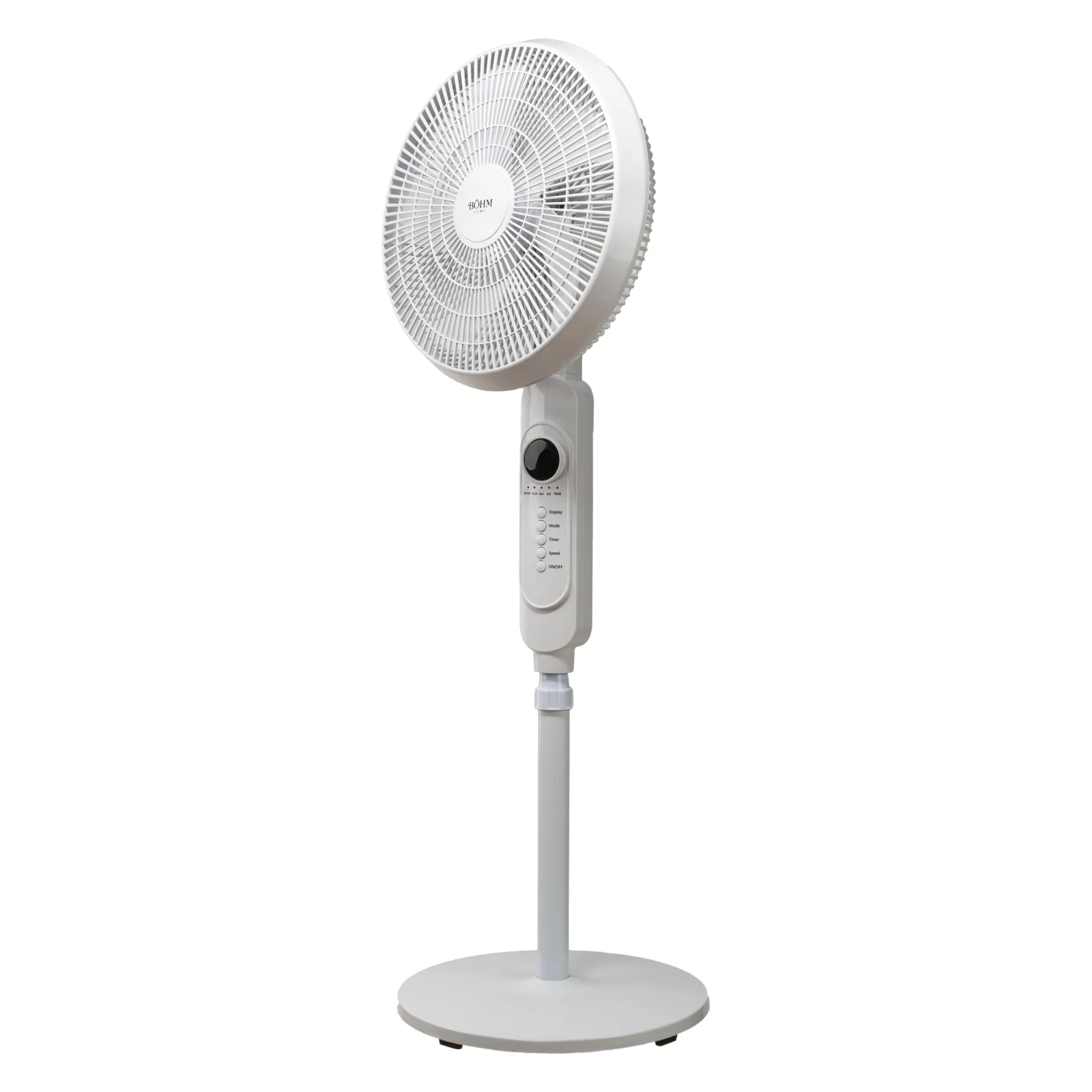 Ventilatoare - Ventilator de podea BOHM BF403RC-5B, 16", 45W, telecomanda, oscilatie 75°, reglaj 125 cm