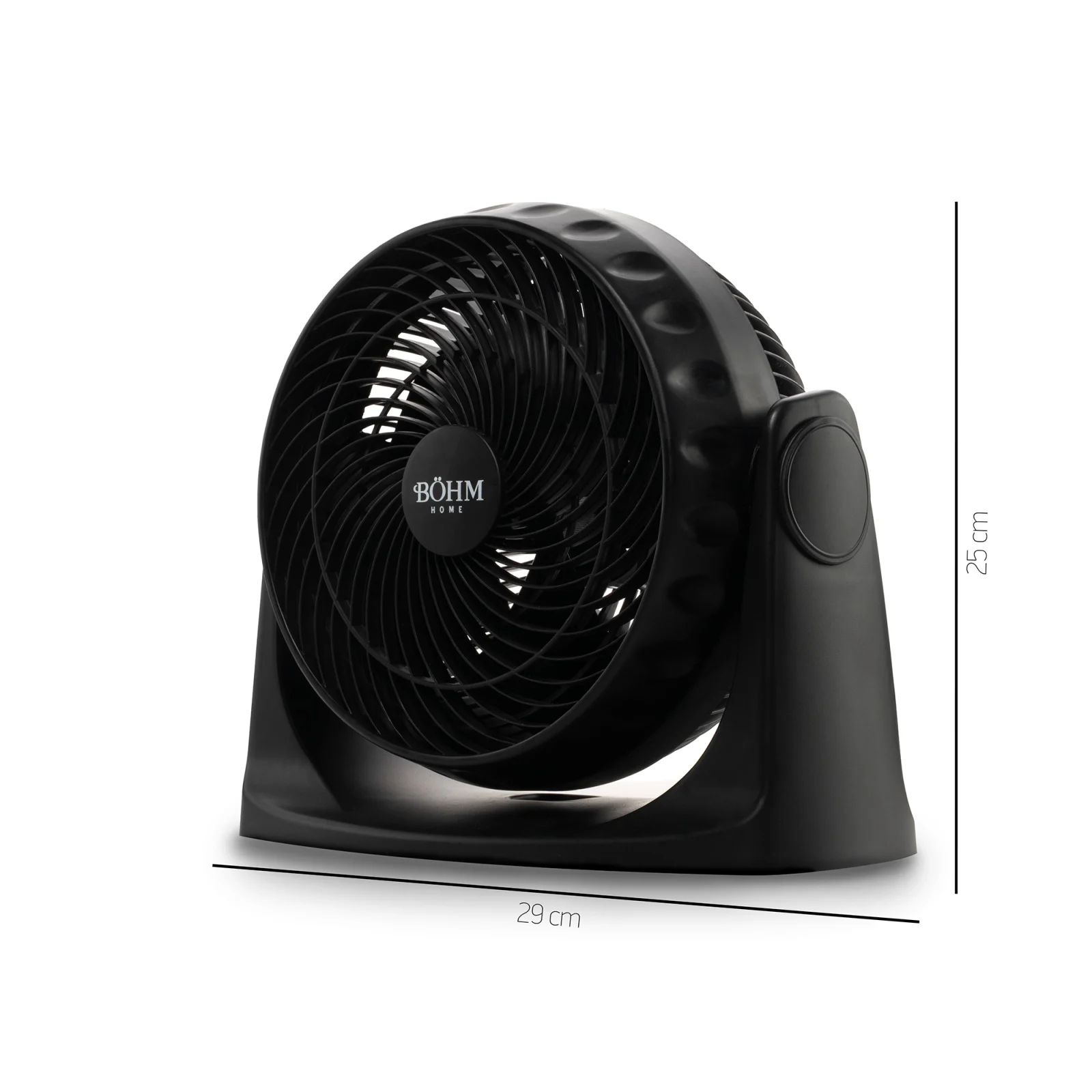 Ventilator Turbo de Birou 8" BOHM BTFF8, 2 Trepte Viteza, 35W, Compact si Puternic [3]