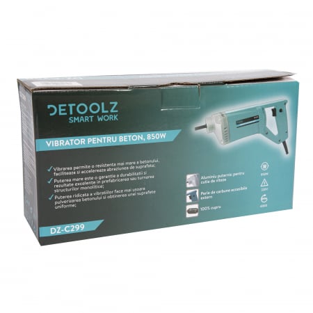 Vibrator pentru beton, 850W,  Detoolz DZ-C299 [5]