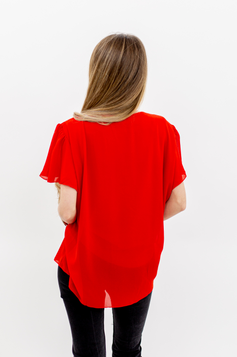 Bluza Dama 2333 – Simplitate și Eleganță cu Voal Ușor [2]