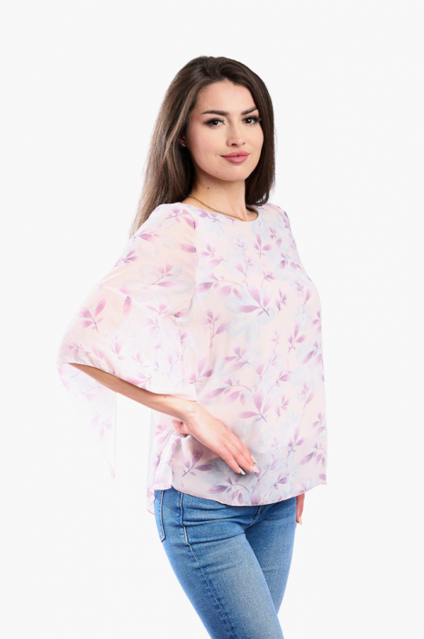 Bluză damă cu imprimeu floral elegant [3]
