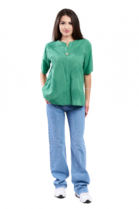 Cămașă damă 4065 cu decolteu în V [1]