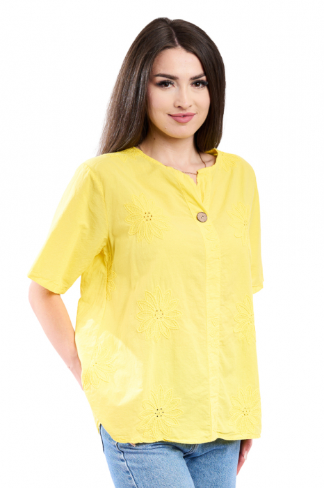 Cămașă damă 4065 cu decolteu în V [3]