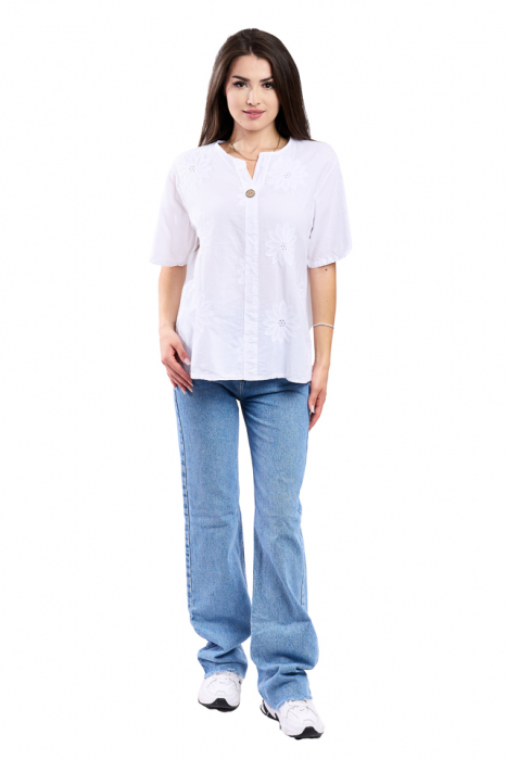 Cămașă damă 4065 cu decolteu în V [1]