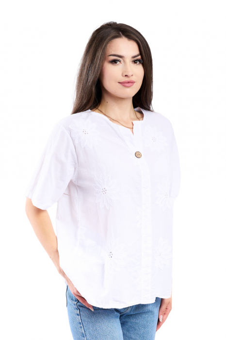 Cămașă damă 4065 cu decolteu în V [3]