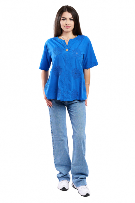 Cămașă damă 4065 cu decolteu în V [1]