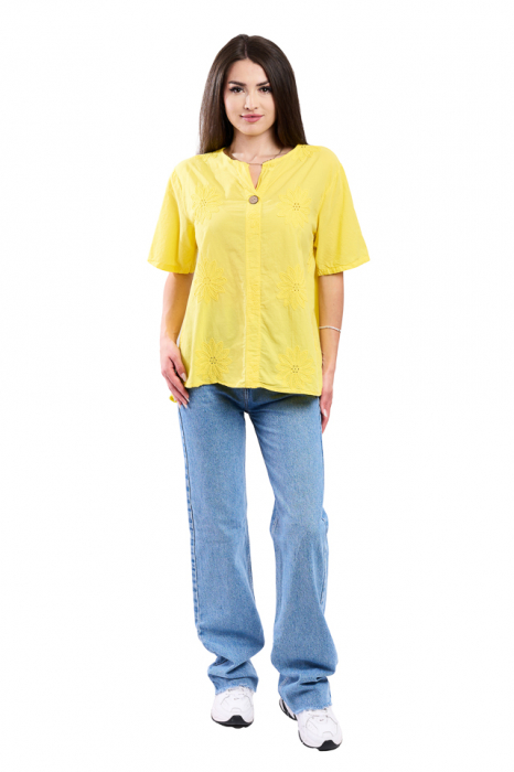 Cămașă damă 4065 cu decolteu în V [1]