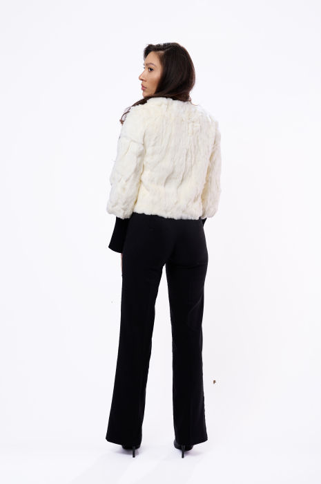 Haină Blană Iepure 2051 – Eleganță și Rafinament pentru Sezonul Rece [2]