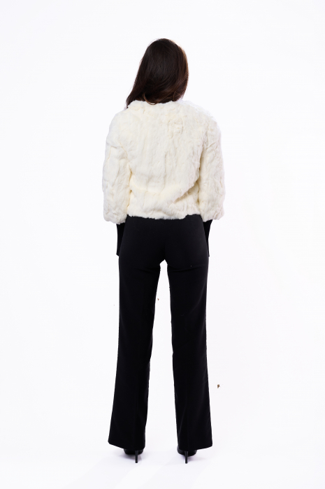 Haină Blană Iepure 2051 – Eleganță și Rafinament pentru Sezonul Rece [6]